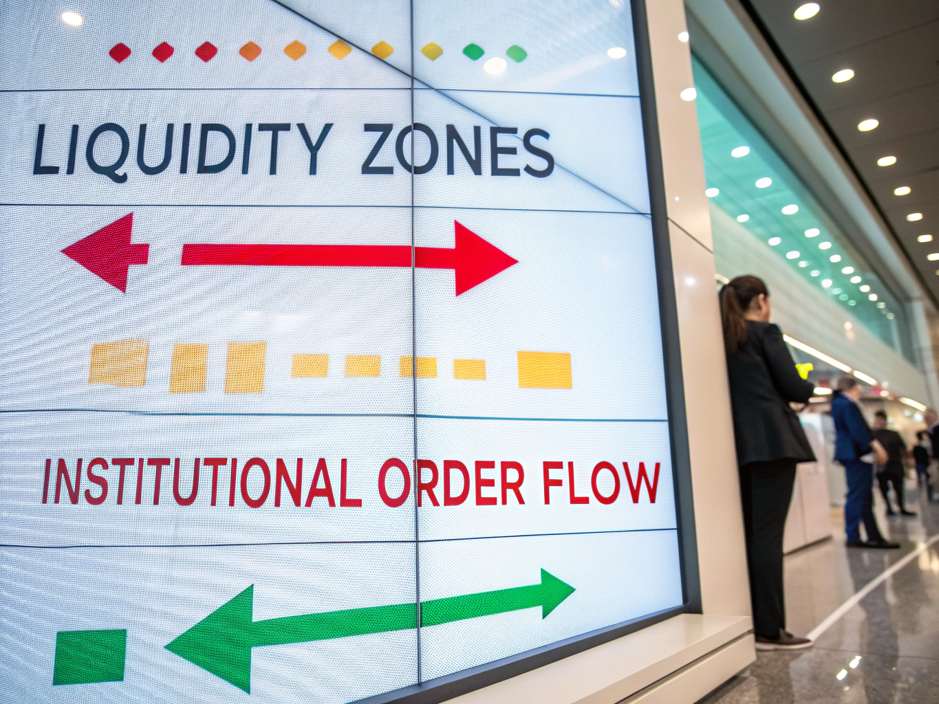 Liquidity Heatmap showing limit order book depth